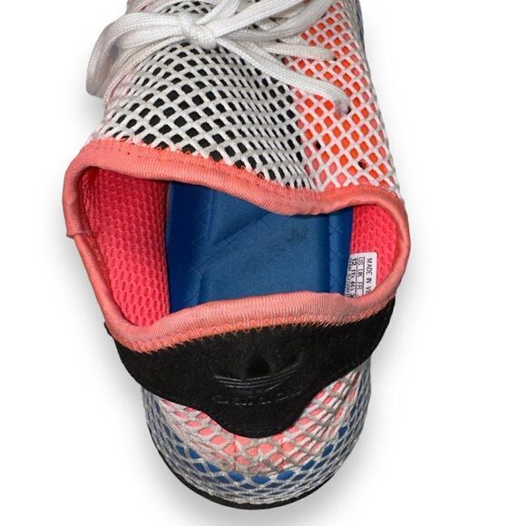 Adidas Deerupt 'Red Blue' Casual Sneakers CQ2624 Men's 12 - Picture 9 of 11